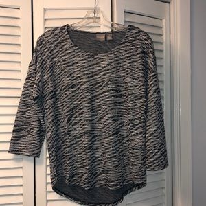 Chico’s 3/4 sleeves blouse, size 1